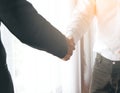 Two Businessman Hand Shaking Royalty Free Stock Photo