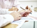 Two businessmen discussing business in office Royalty Free Stock Photo