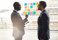 Two businessmen having a serious discussion Royalty Free Stock Photo