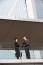 Two Businessmen Shaking Hands Royalty Free Stock Photo