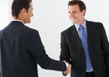 Two Businessmen Shaking Hands Royalty Free Stock Photo