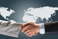 Two businessmen shaking hands Royalty Free Stock Photo