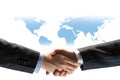 Two businessmen shaking hands Royalty Free Stock Photo