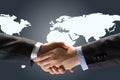 Two businessmen shaking hands Royalty Free Stock Photo