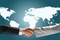 Two businessmen shaking hands Royalty Free Stock Photo