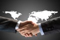 Two businessmen shaking hands Royalty Free Stock Photo