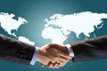 Two businessmen shaking hands Royalty Free Stock Photo