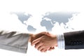 Two businessmen shaking hands Royalty Free Stock Photo