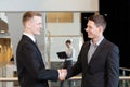 Two businessmen shaking hands Royalty Free Stock Photo