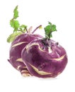 Two Cabbage kohlrabi