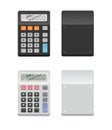 Two Calculators - front and back Royalty Free Stock Photo