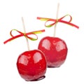 Two candied apples