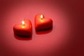 Two candles Royalty Free Stock Photo