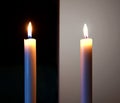 Two candles Royalty Free Stock Photo