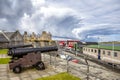 Two Cannon at Fort Charlotte, Lerwick, Shetland, Scotland