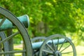 Two Cannons on a Battlefield Royalty Free Stock Photo