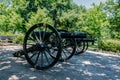 Two cannons at Point Park Royalty Free Stock Photo