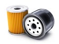 Two car oil filter