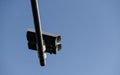 Two CCTV traffic surveillance cameras Royalty Free Stock Photo