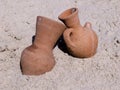 Two ceramic jugs.