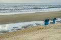 Two Chairs on Beach Royalty Free Stock Photo