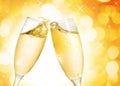 Two champagne glass Royalty Free Stock Photo