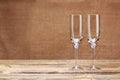 Two champagne glass Royalty Free Stock Photo