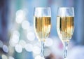 Two champagne glass Royalty Free Stock Photo
