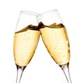 Two champagne glasses Royalty Free Stock Photo