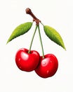 Two Cherries Leaves Flying: A Poison Berry Day Tale