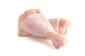 Two chicken legs close-up. Royalty Free Stock Photo