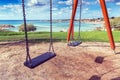 Two Children swings Royalty Free Stock Photo