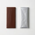 Two chocolate bars side by side Royalty Free Stock Photo