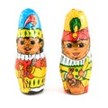 Two chocolate black piet