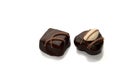 Two chocolate candys Royalty Free Stock Photo