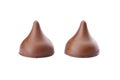 Two chocolate kisses