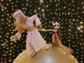 Christmas elfs on a christmas ball