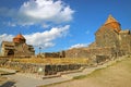 The Two Churches of Sevanavank Monastery Complex Located on the Cliff Overlooking Lake Sevan, Armenia