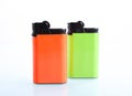 Two cigarette lighters Royalty Free Stock Photo
