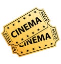 Two cinema tickets