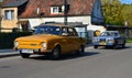 Two classic cars, Skoda and Ford Taunus