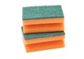 Two cleaning sponges Royalty Free Stock Photo