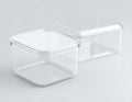 Clear Plastic Food Containers Royalty Free Stock Photo