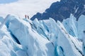 Two climbers reached the top of iceberg