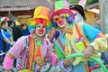 Two clowns Royalty Free Stock Photo