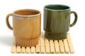 Two coffee cups Royalty Free Stock Photo