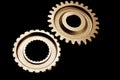 Two cogwheels Royalty Free Stock Photo