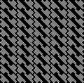 Two color Geomatric abstract repeat pattern computer generated image and wallpaper design