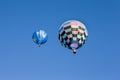 Two Colorful Hot Air Balloons Royalty Free Stock Photo