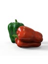 Fresh, healthy, delicious looking bell peppers Royalty Free Stock Photo